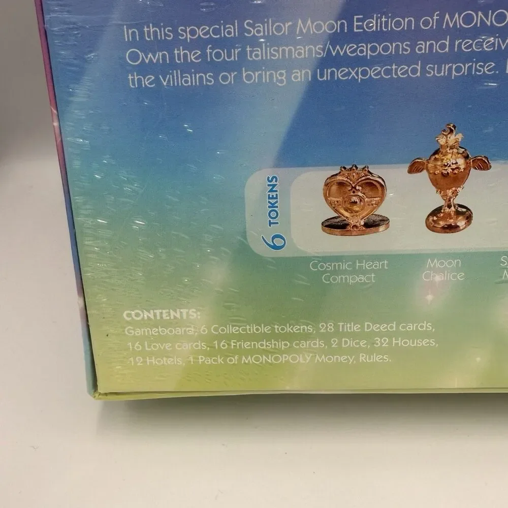 Monopoly Sailor Moon Collector’s Edition 2018 USAopoly Hasbro NEW Sealed Game